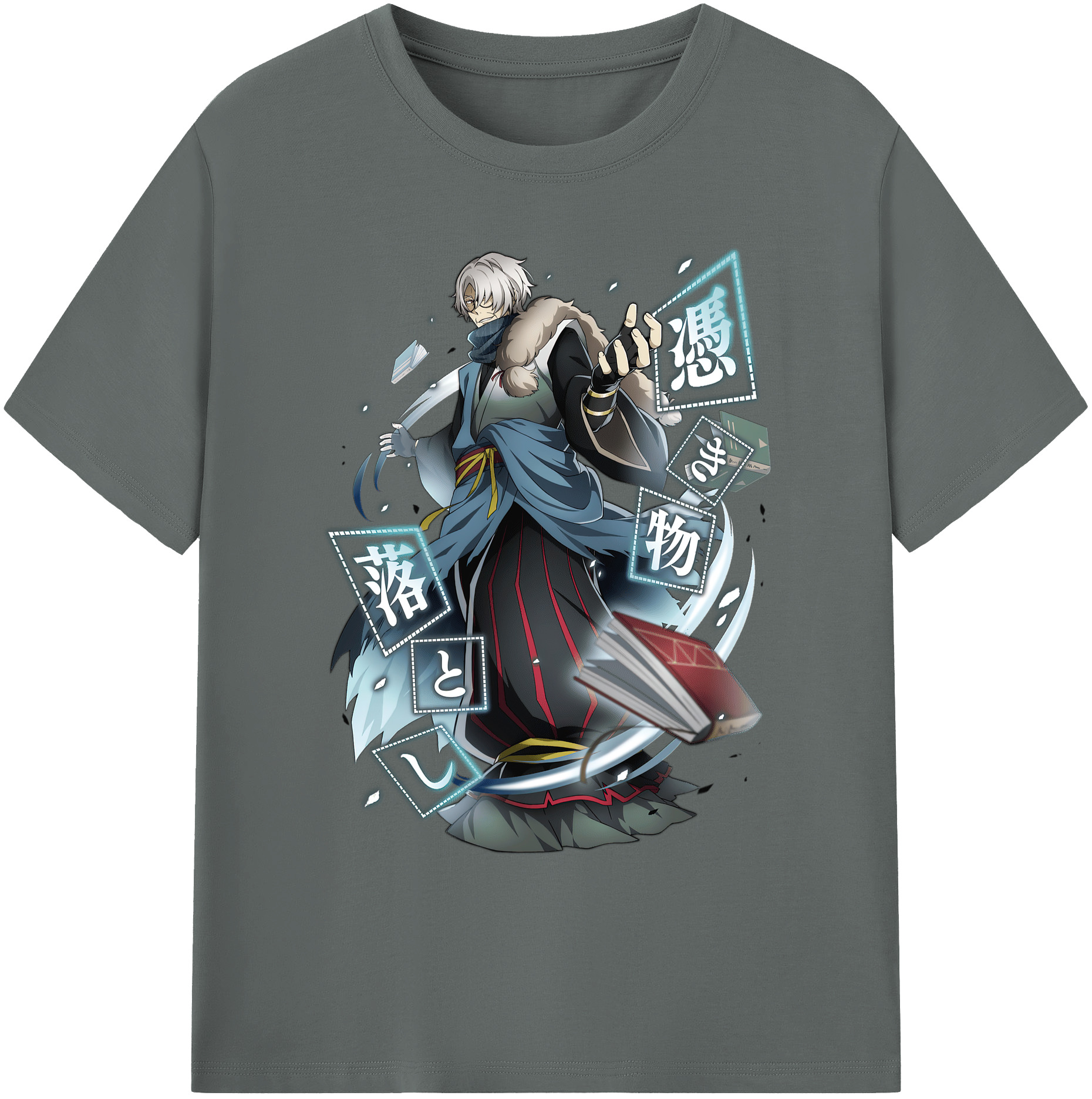 （画像用） 文豪ストレイドッグス Bungo Stray Dogs 綿100％ メンズ半袖Tシャツ｜肌触りやわらか＆通気性